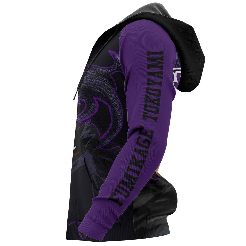 My Hero Academia Hoodie Boku No Hero Academia Apparel Fumikage Tokoyami Purple Hoodie