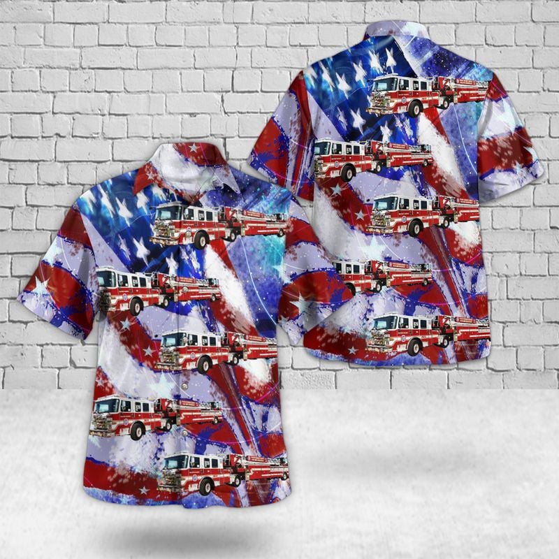 District Heights, Maryland, District Heights Career Fire Station 26, 4th Of July Hawaiian Shirt