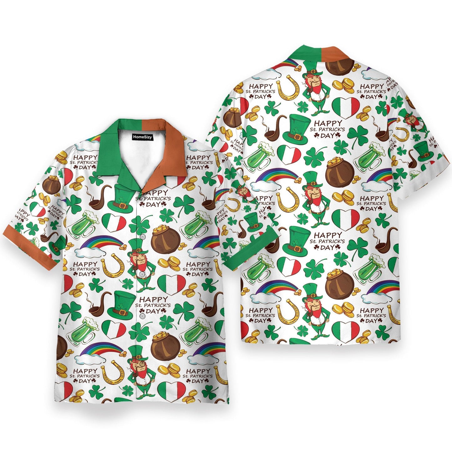 Happy Irish Saint Patrick's Day - Hawaiian Shirt