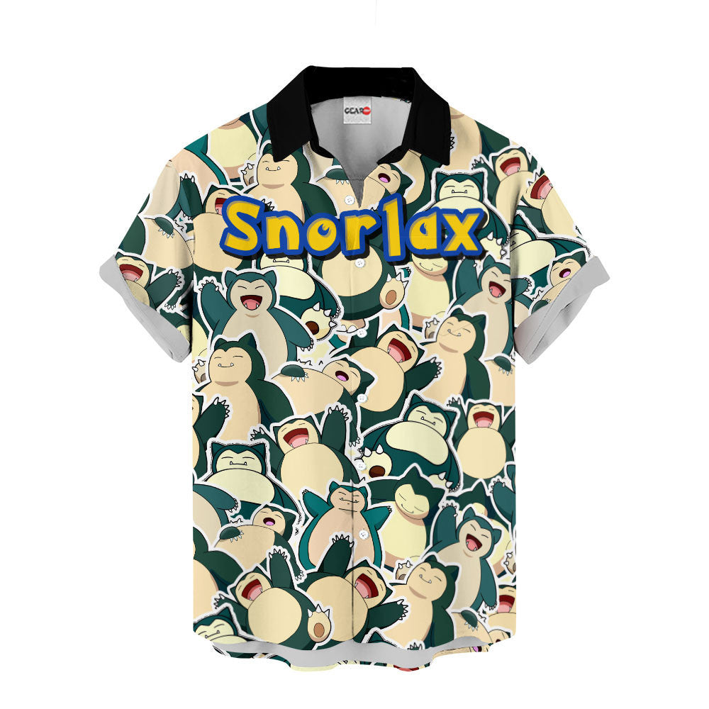 Snorlax Hawaiian Shirt