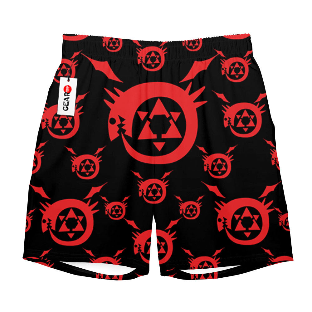 The Ouroboros Symbols Beach Shorts