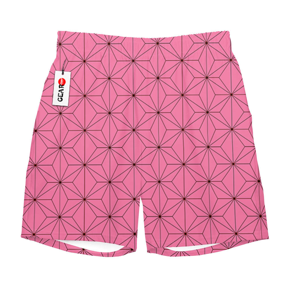 Nezuko Blood Demon Art Beach Shorts