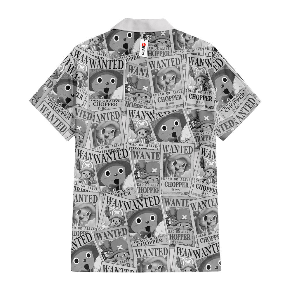 Tony Tony Chopper Wanted Hawaiian Shirt Manga Style