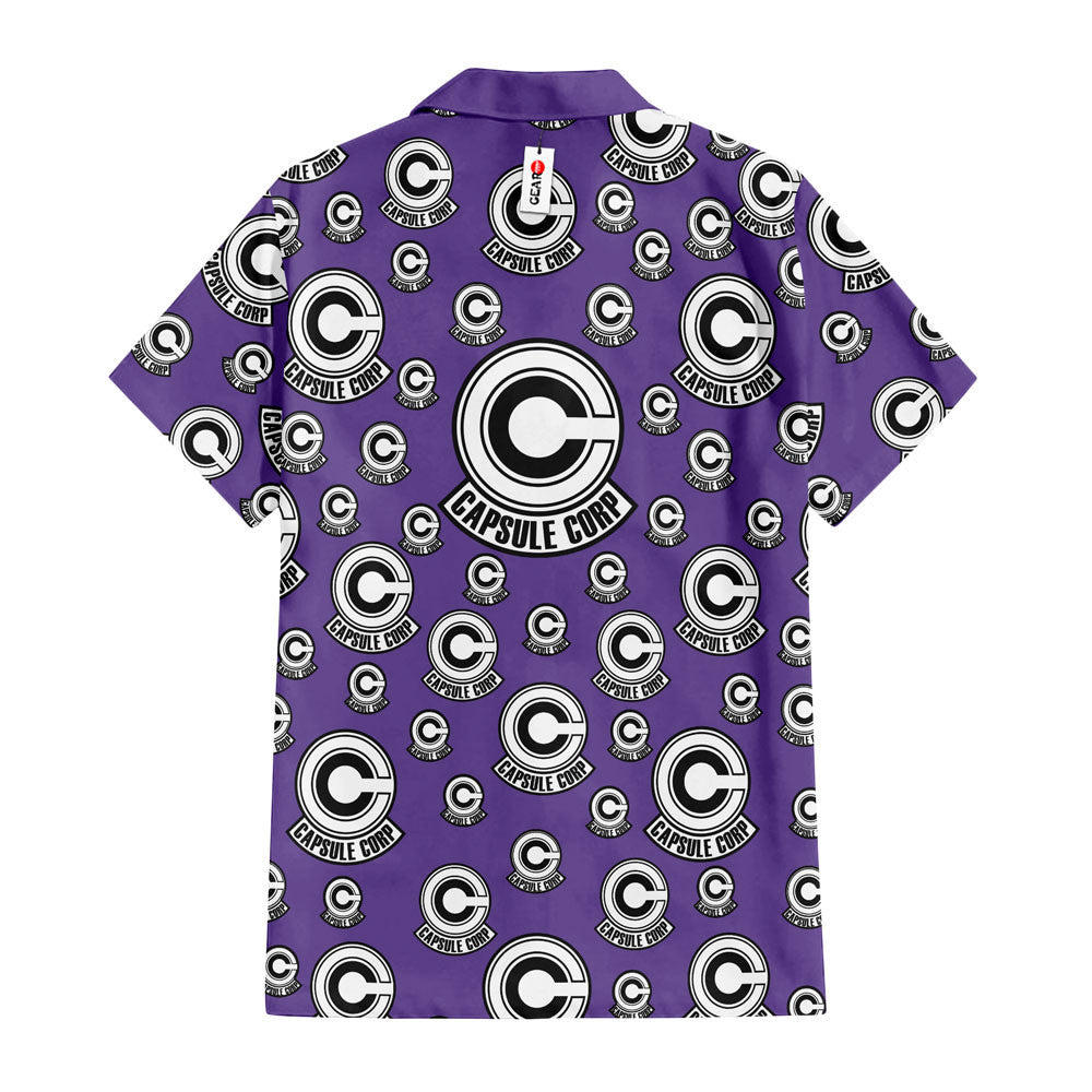 Capsule Corp Symbols Hawaiian Shirt