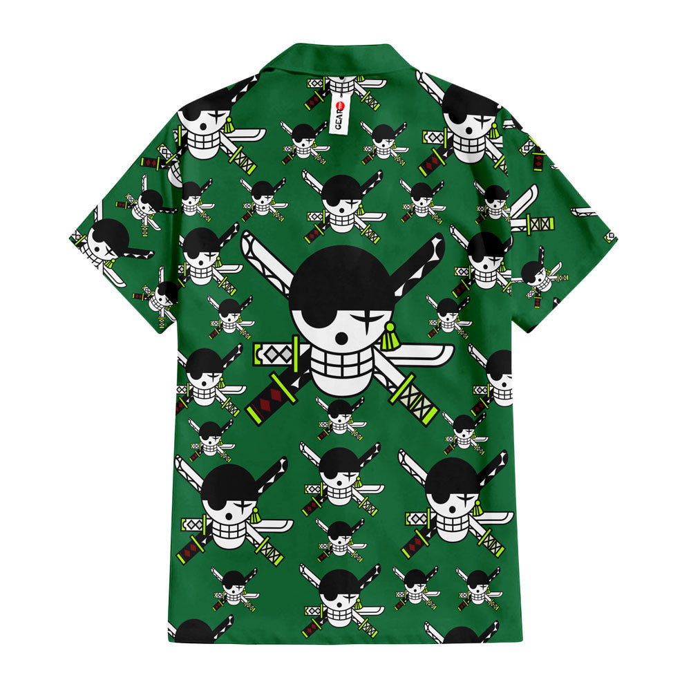Roronoa Zoro Jolly Rogers Hawaiian Shirt