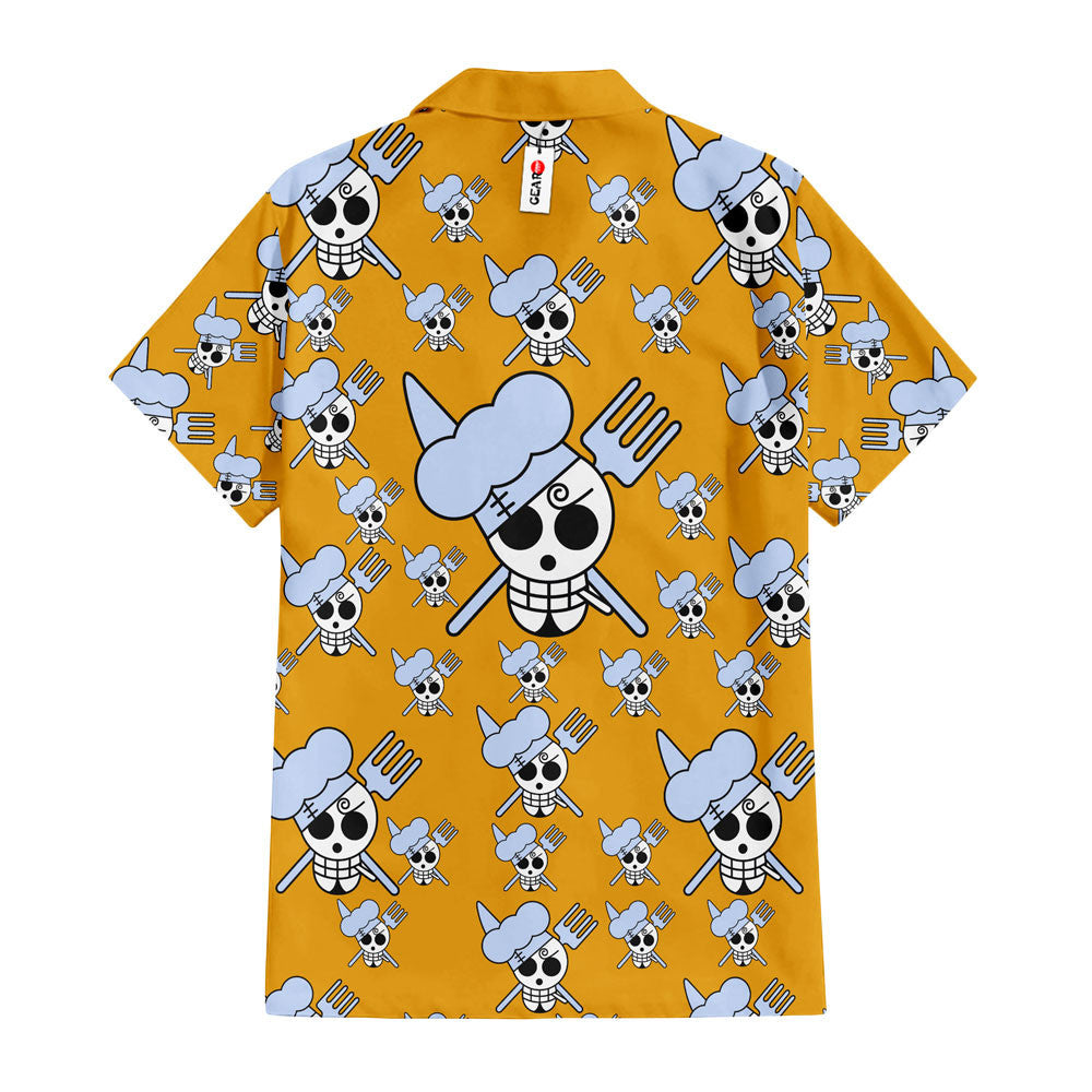 Vinsmoke Sanji Jolly Rogers Hawaiian Shirt