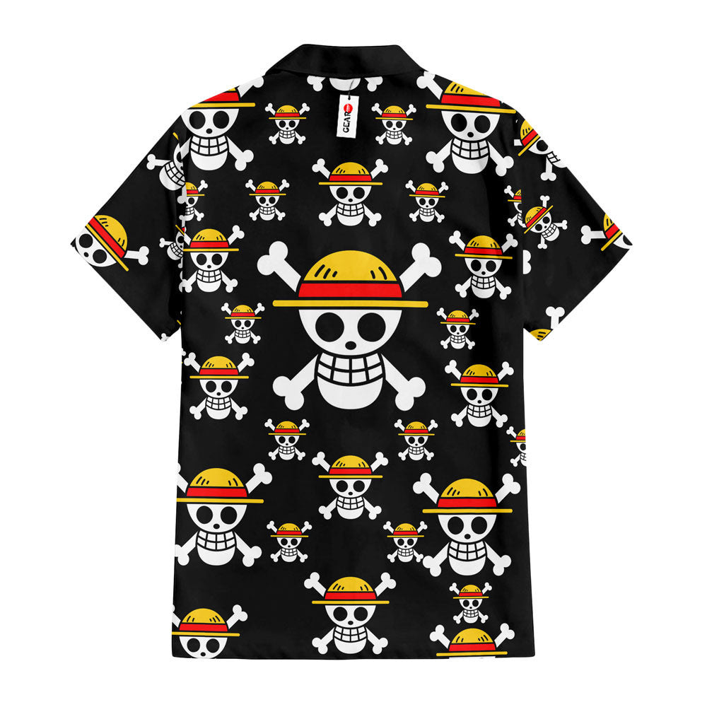 Monkey D. Luffy Jolly Rogers Hawaiian Shirt