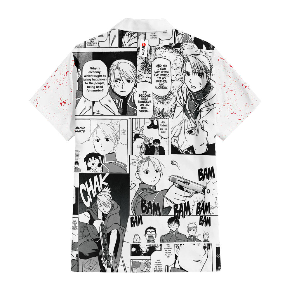 Riza Hawkeye Hawaiian Shirt Fullmetal Alchemist
