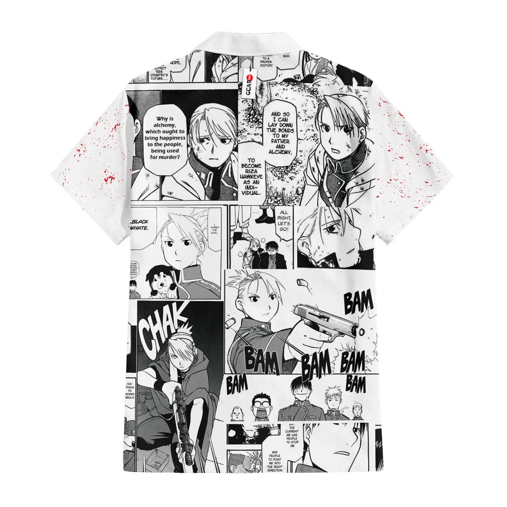 Riza Hawkeye Hawaiian Shirt Fullmetal Alchemist