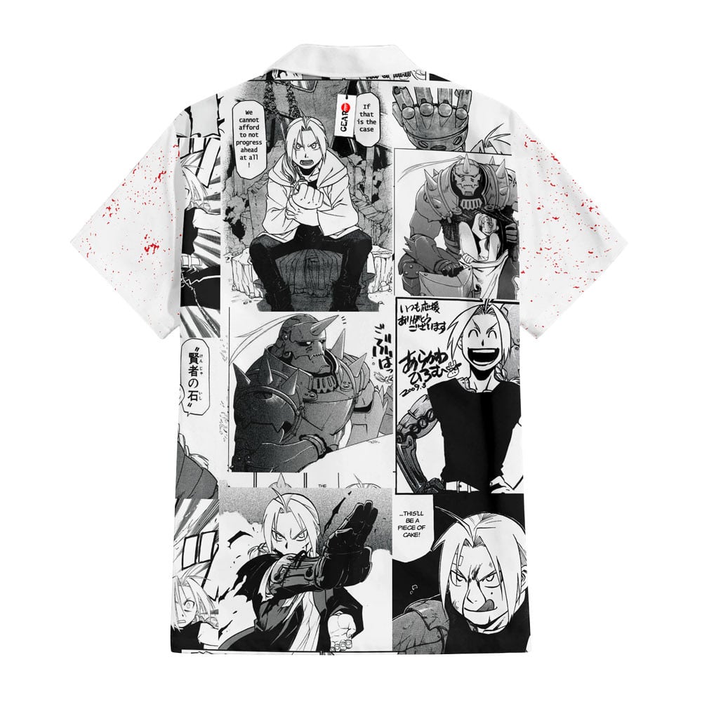 Alphonse Elric and Edward Elric Hawaiian Shirt