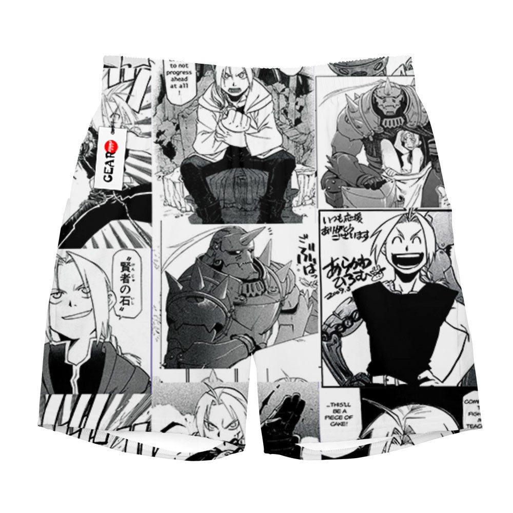 Alphonse Elric and Edward Elric Beach Shorts