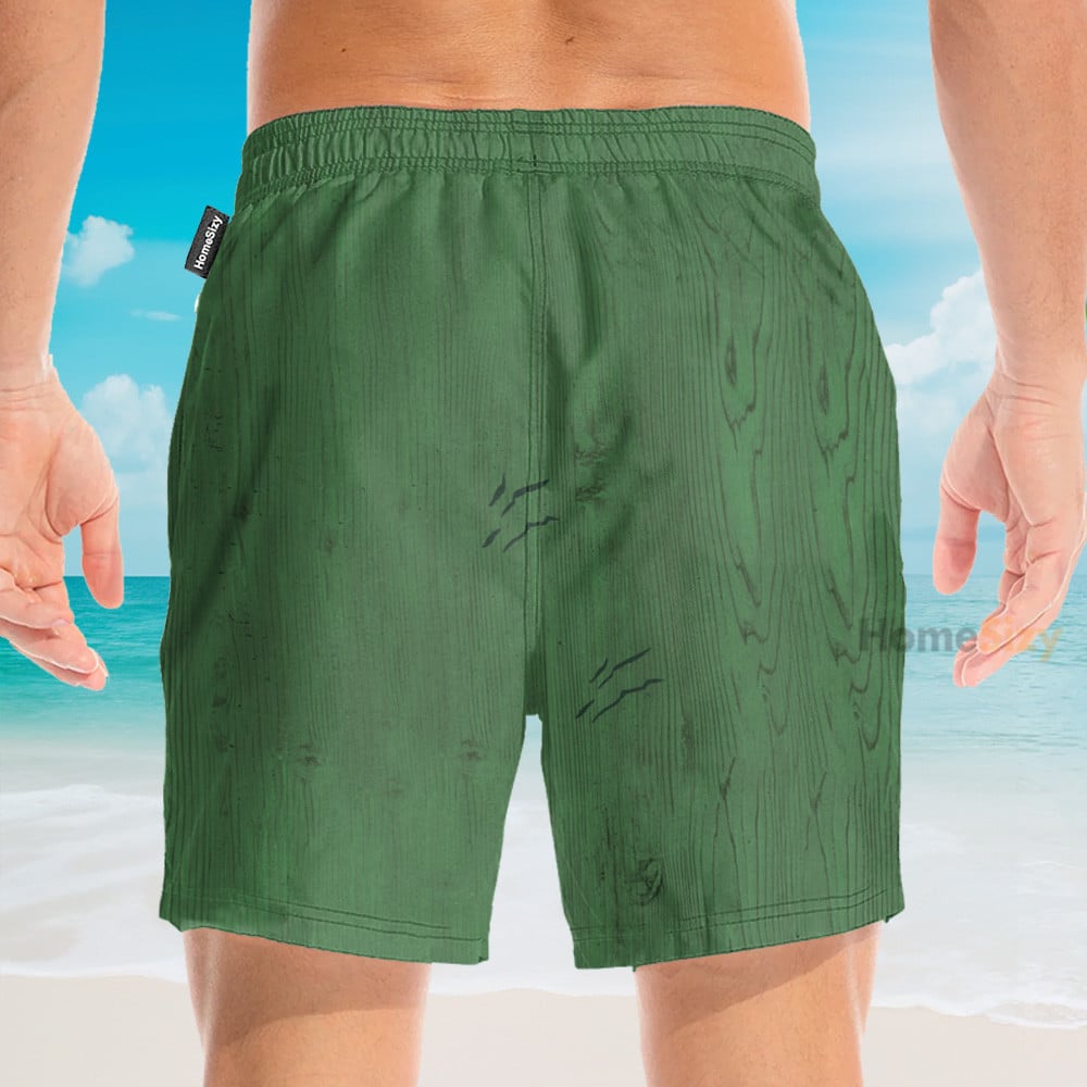 Irish St Patrick's Day Men's Button's Up Shirts - Hawaiian Shirt & Beach Shorts