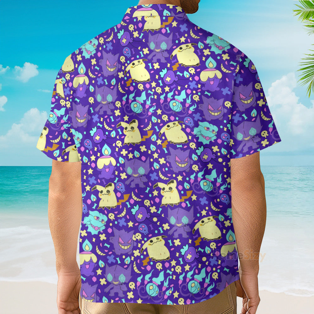 PoMo Seamless Pattern V24 - Hawaiian Shirt