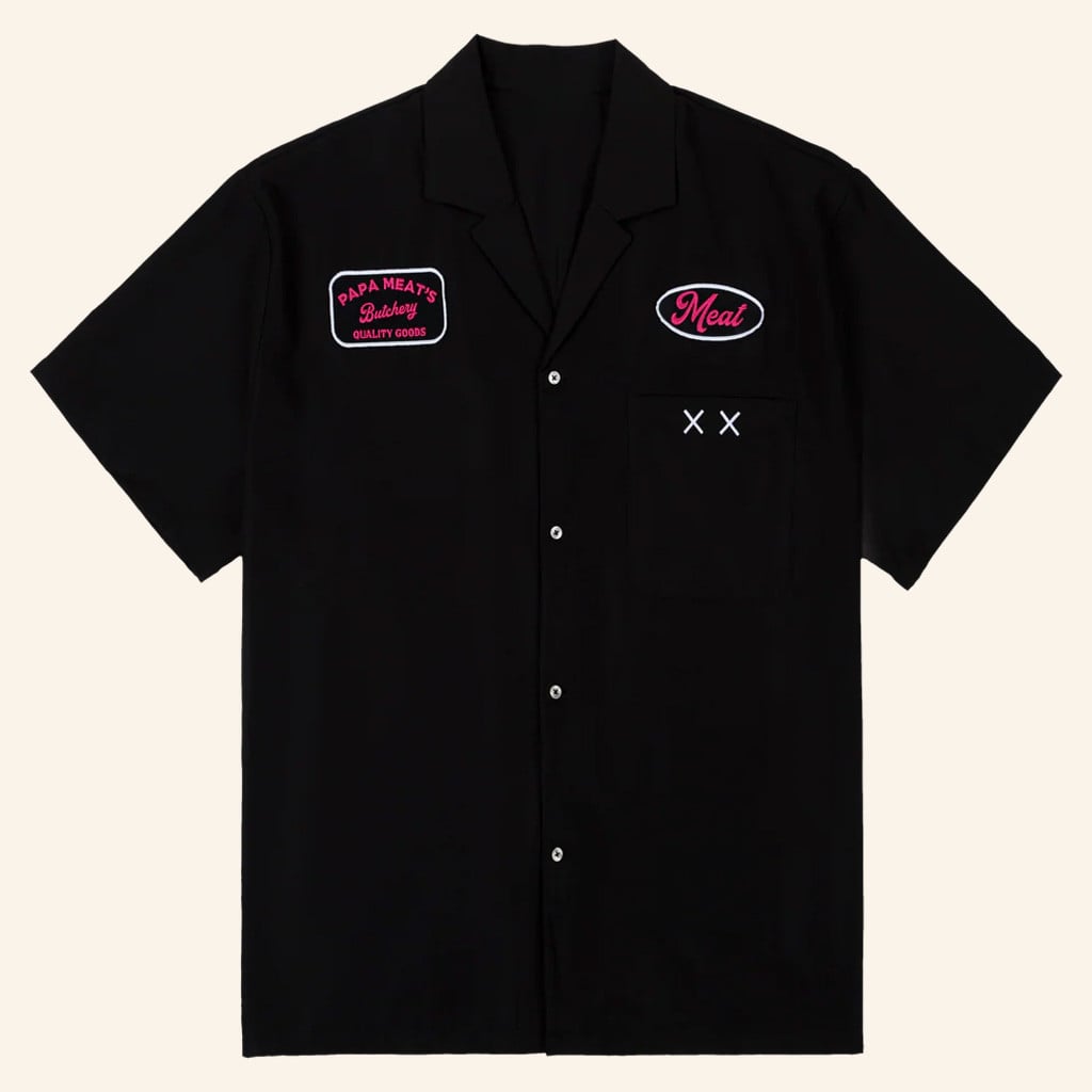 MeatCanyon Merch Papa Meat Button Up Shirt Gifts Ideas For Brothers - WearandDecor - Tazila