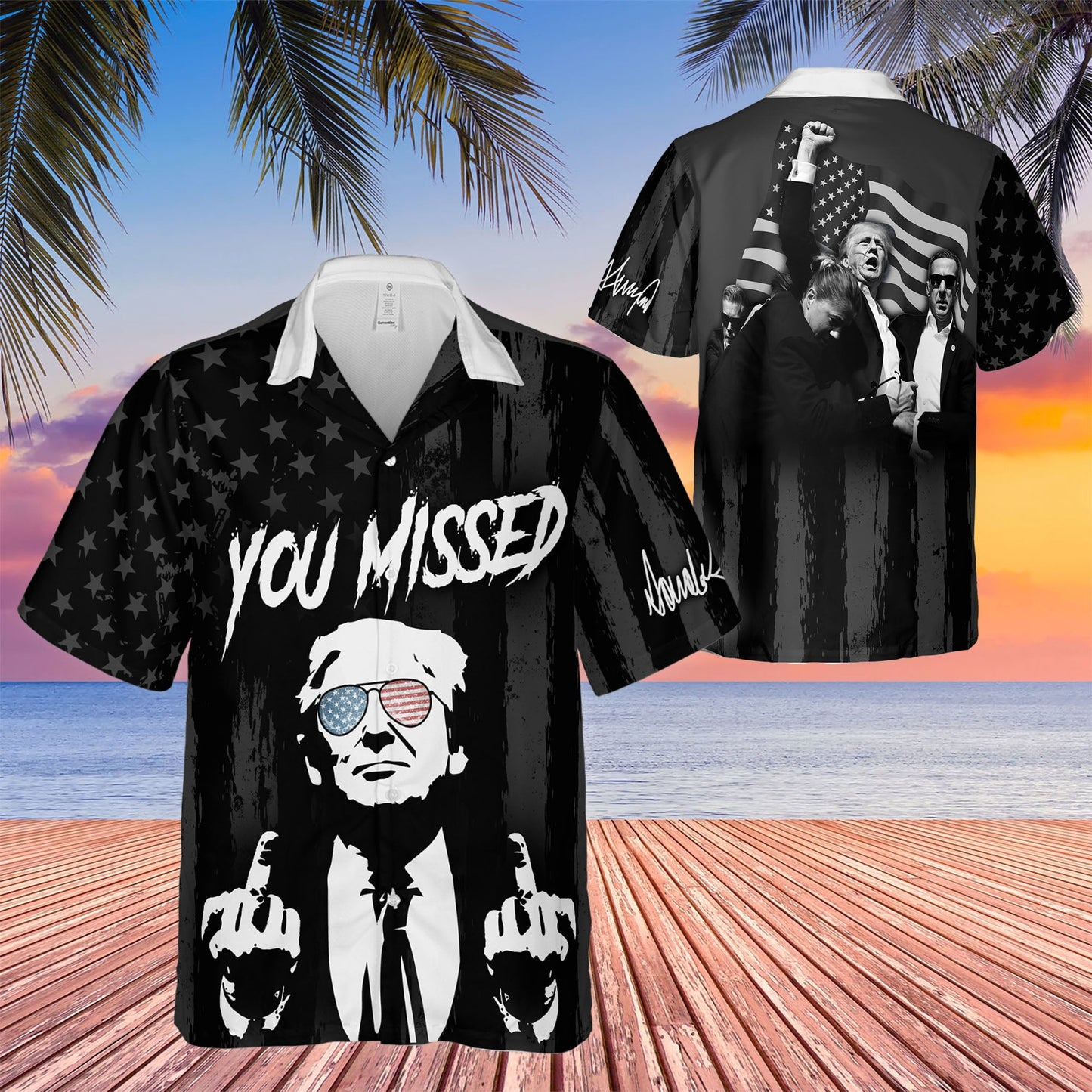 You Missed Hawaiian Shirt Fight Shirt Supporters Hawaiian Unisex 3d Shirt - Tazila