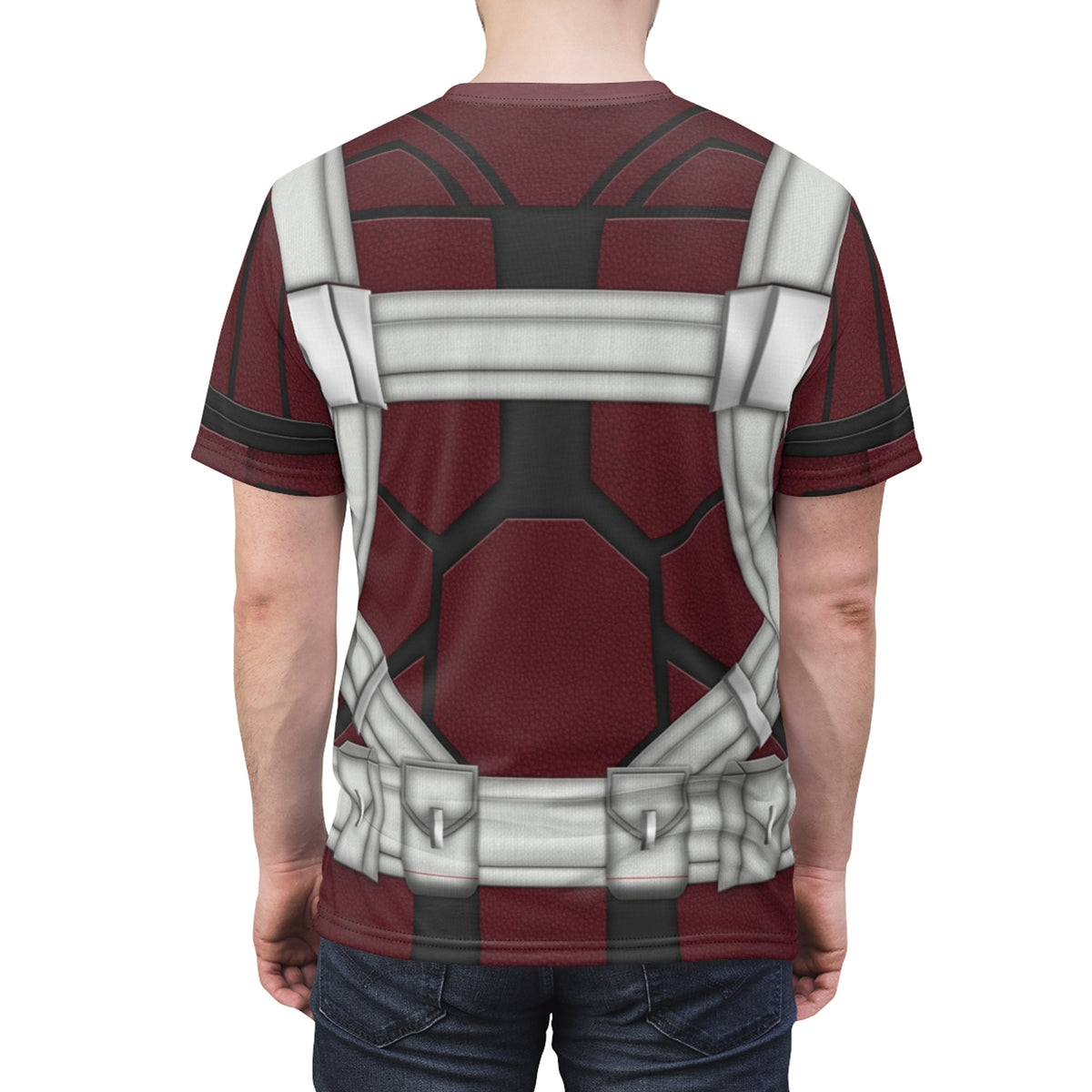 Red Guardian Black Widow Costume T-shirt For Men