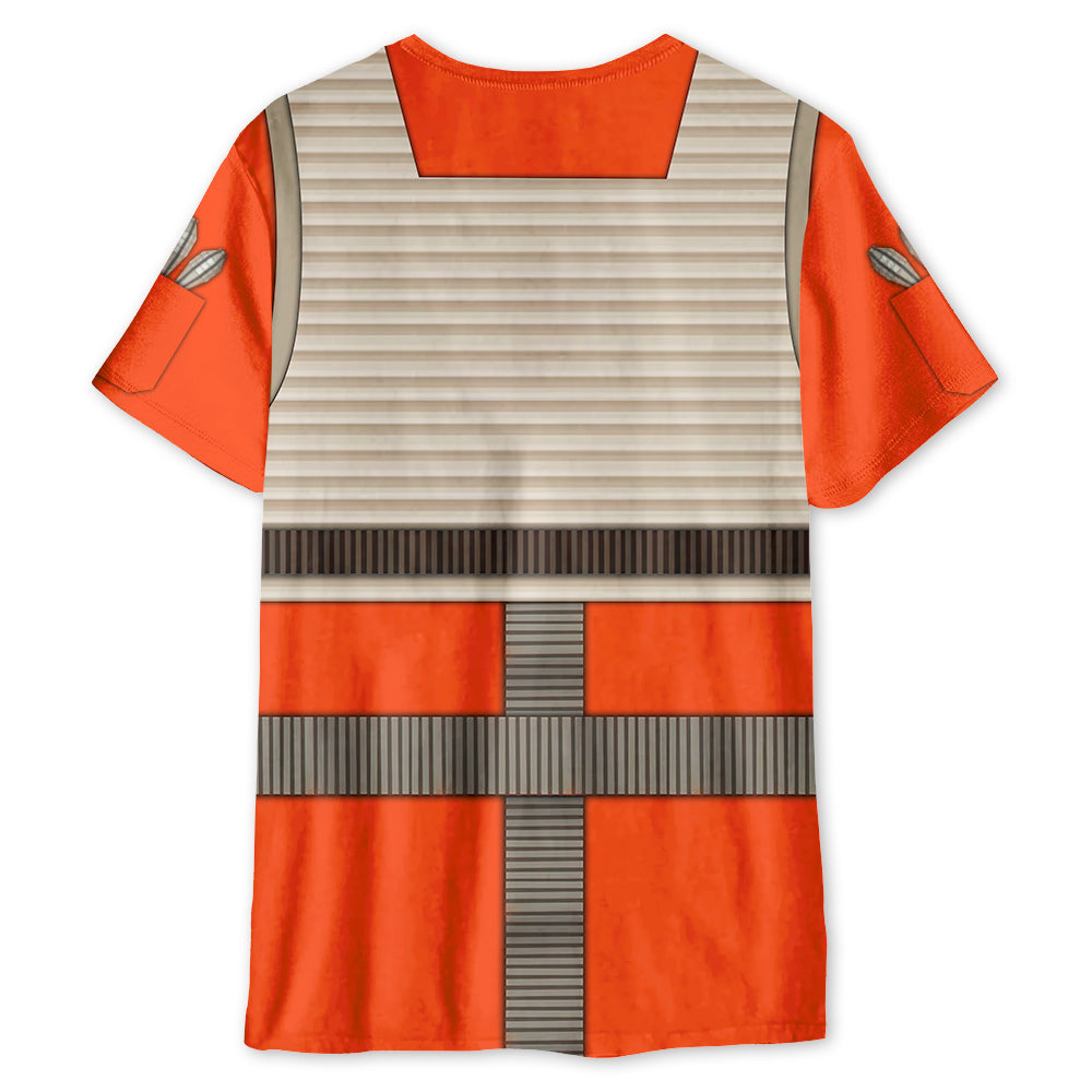 Stwa Rebel Pilot Cosplay - 3D T-shirt For Fans