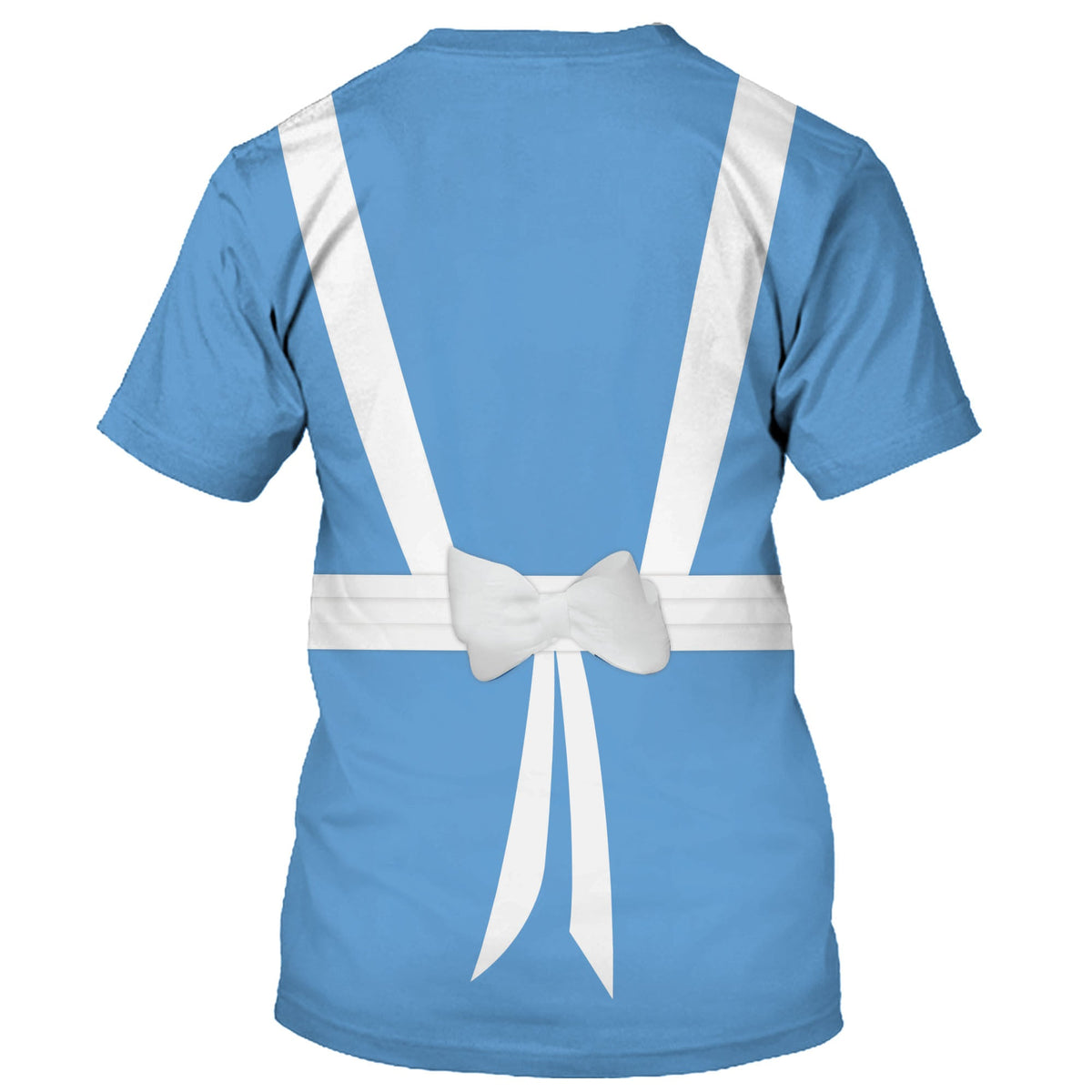 DN T-shirt Character Alice In Wonderland Costume T-shirt White Blue Unisex Adults New Release