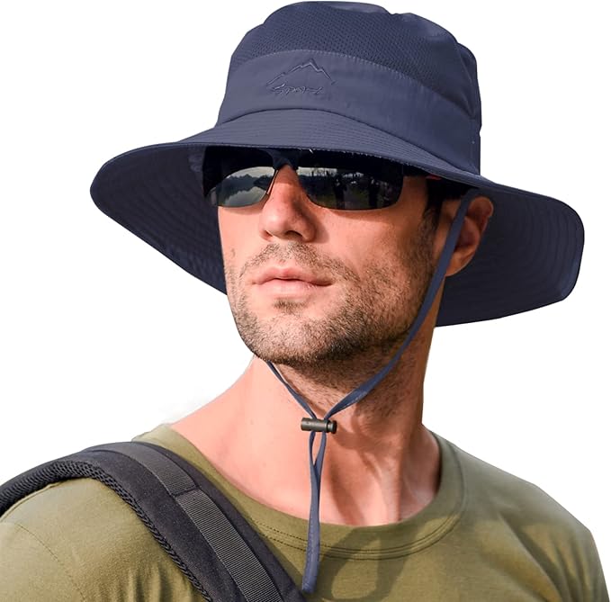 Sun Hats for Men Fishing Hat UPF 50+ 100% Nylon