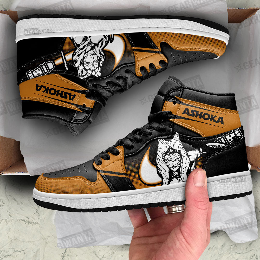 Ashoka Star Wars J1s Sneakers Gifts Idea For Fans TT26