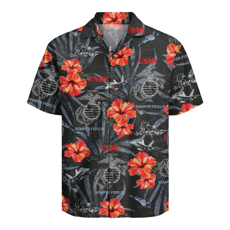 US MARINE 250th Years Of Service Hawaiian Shirt