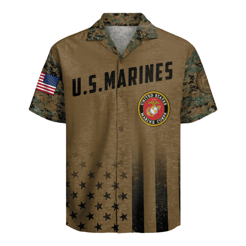 US MARINE 250th Years Of Service Hawaiian Shirt