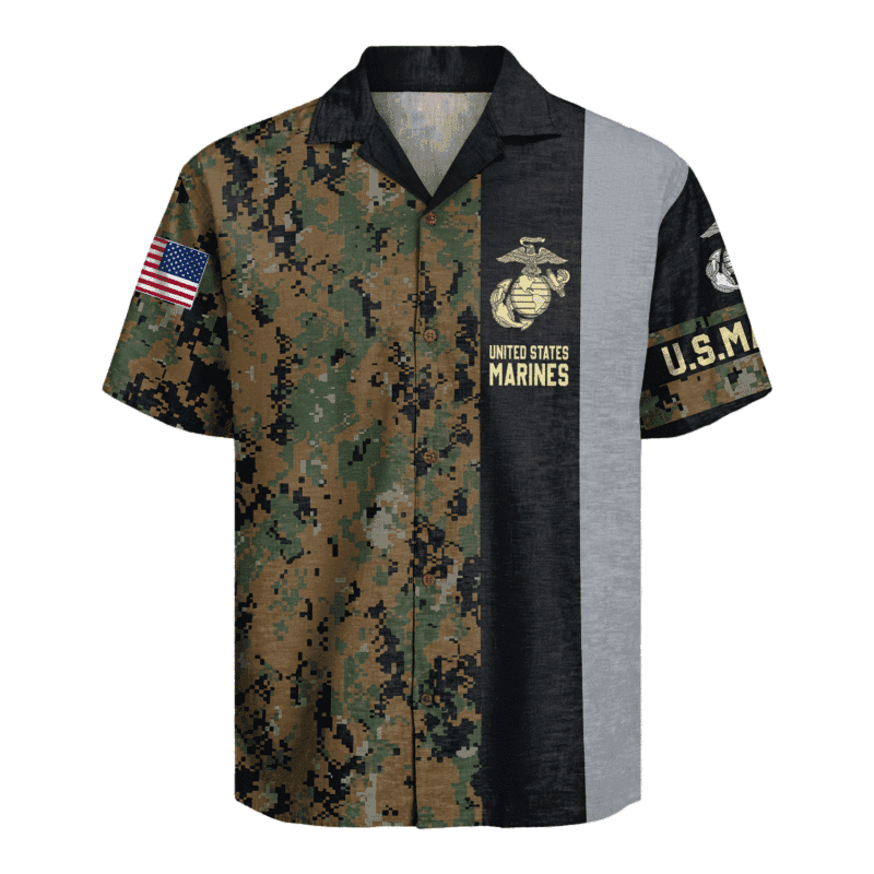 US MARINE 250th Years Of Service Hawaiian Shirt