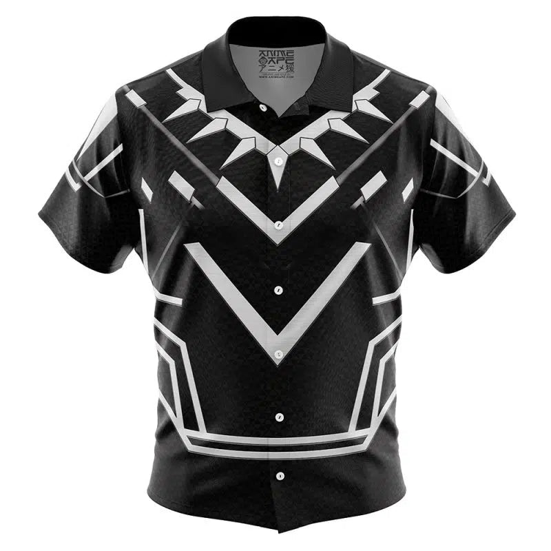 Black Panther Marvel Button Up Hawaiian Shirt