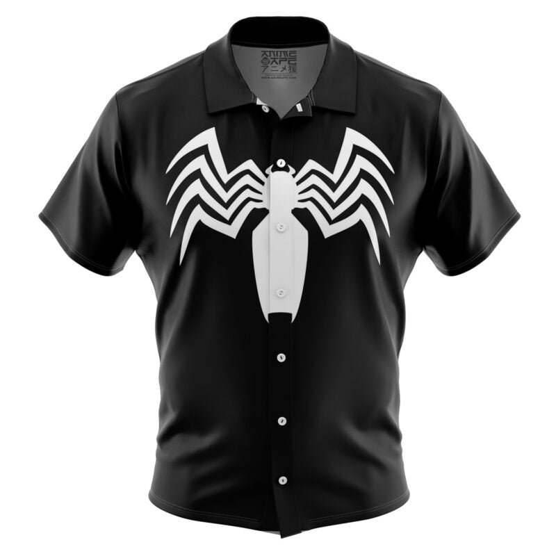 Venom Marvel Comics Button Up Hawaiian Shirt