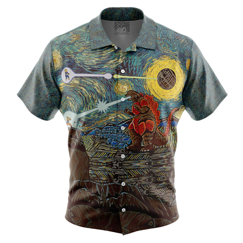 Epic Battle Dragon Ball Z Button Up Hawaiian Shirt