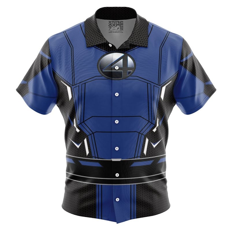 Fantastic Four Marvel Button Up Hawaiian Shirt