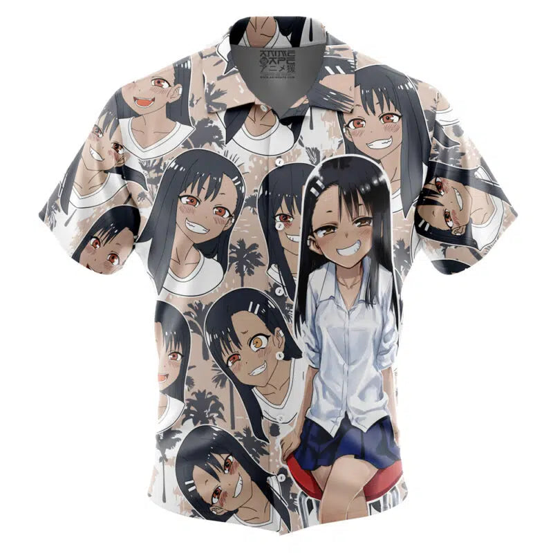 Hayase Nagatoro Ijiranaide Nagatoro-san Button Up Hawaiian Shirt