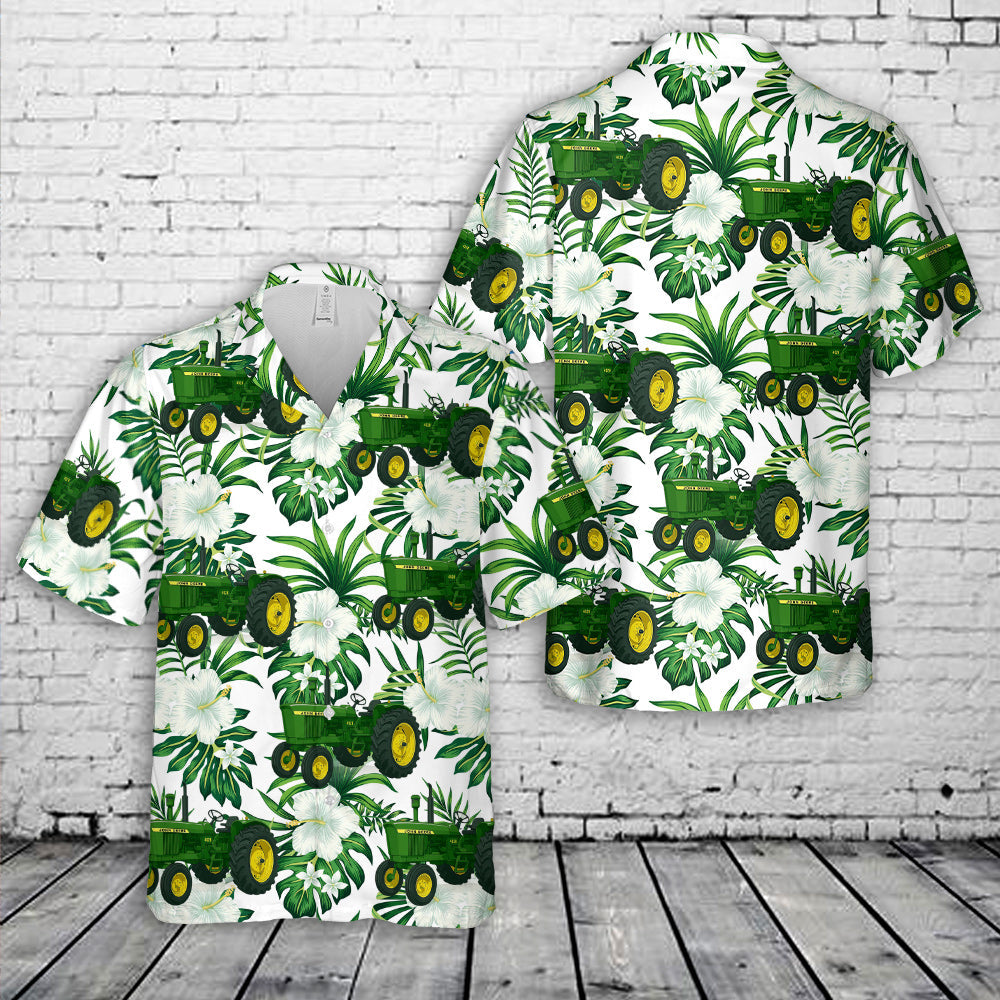 JD 4020 Tractor Hawaiian Shirt