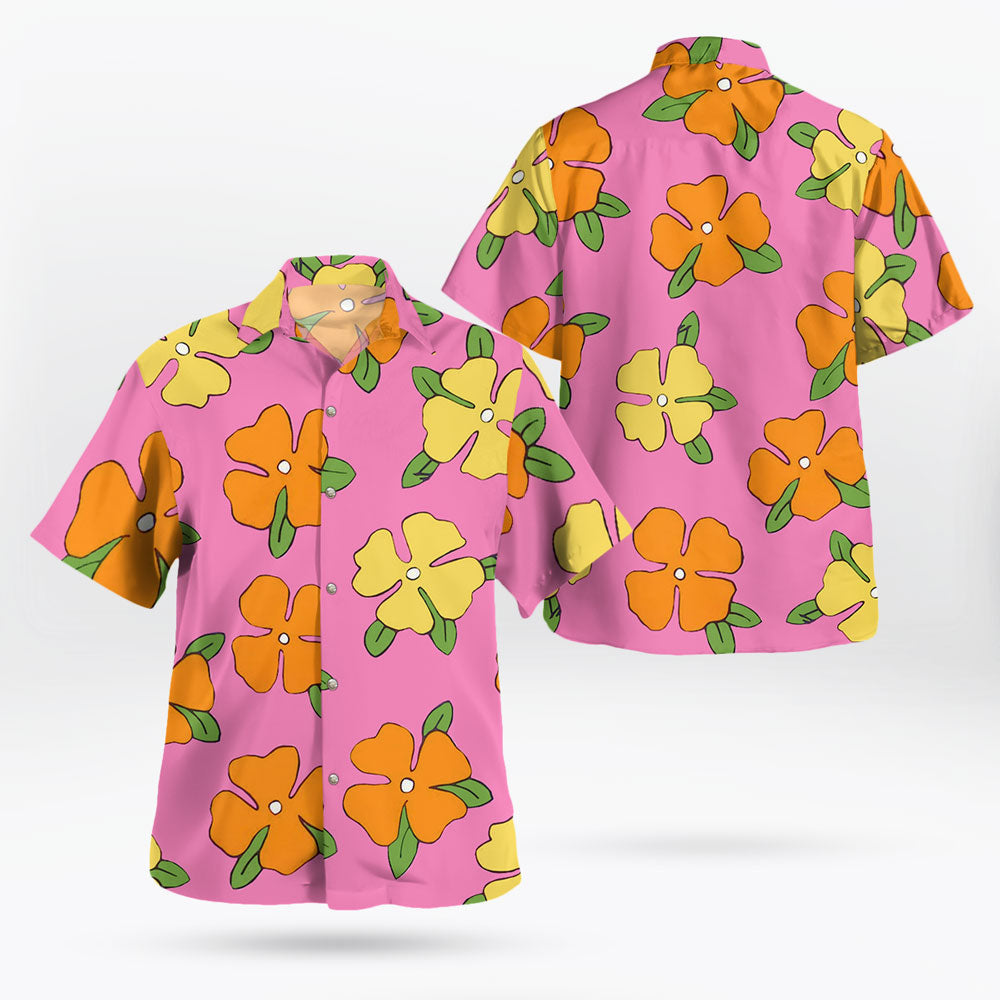 Jinbei Egghead Outfit Hawaiian Shirt Button Up S-5XL For Sale | One Piece Universe Store