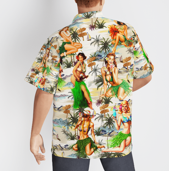 Let's Enjoy With Hawaiian Girls Aloha Hawaiian Shirts For Men, Women