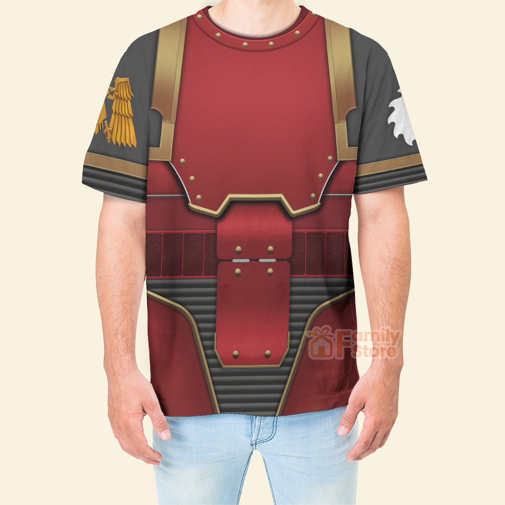 Flesh Tearers In Mark III Power Armor Costume Cosplay - 3D Tshirt CSWRH168