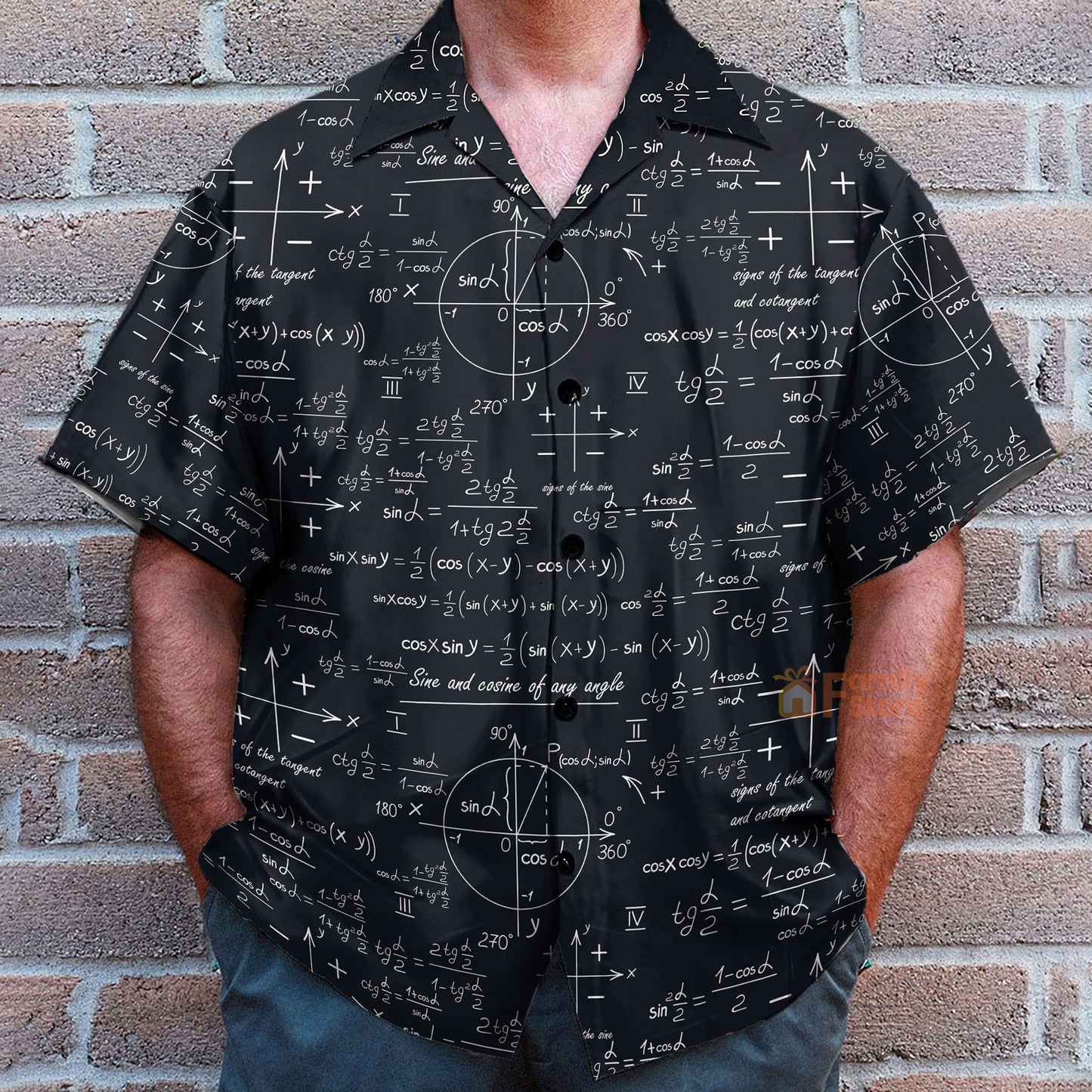 Math Teacher Hawaiian Shirt