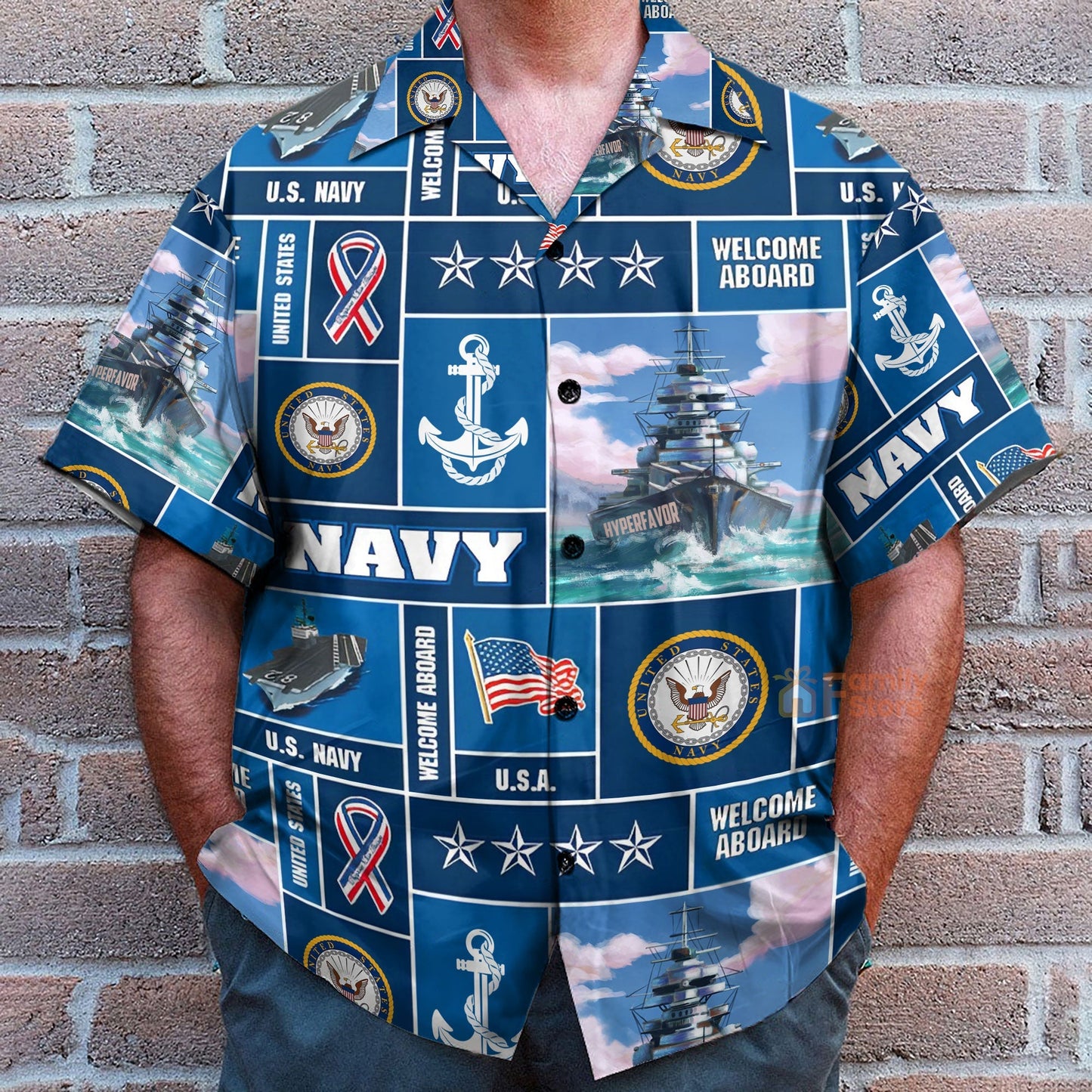 Veteran Soldier US Navy Welcome To Aboard Hawaiian Shirt