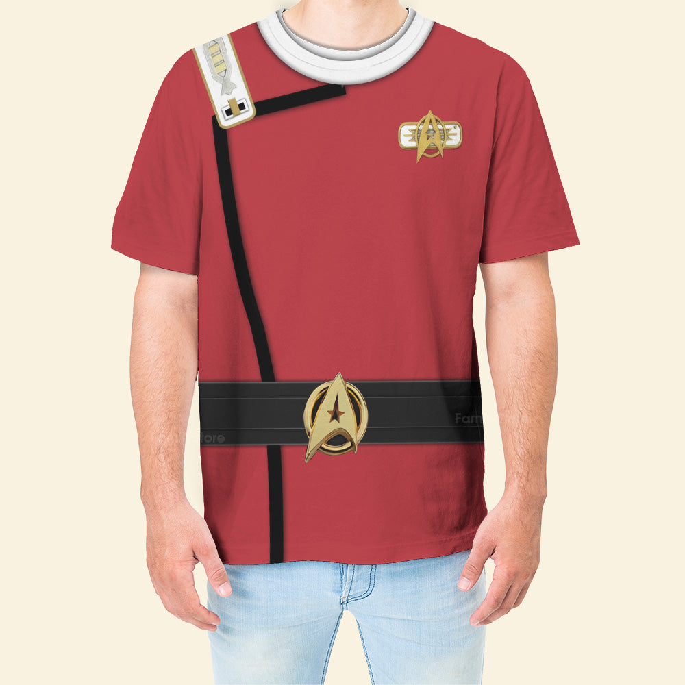 SaTr Captain Spock Costume Officer - 3D TShirt