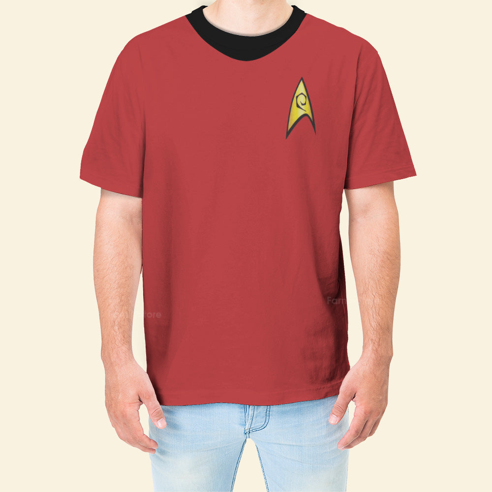 SaTr The Original Series Scott Red T-Shirt