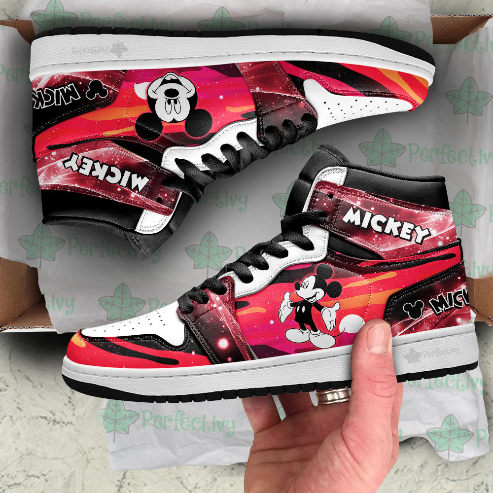 Mickey J1s Sneakers Custom Silhouette Style PT10