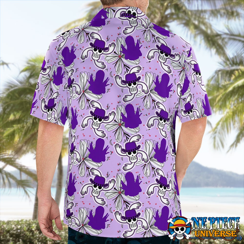 Jolly Roger Nico Robin Purple Hawaiian Shirt Unisex | One Piece Universe Store