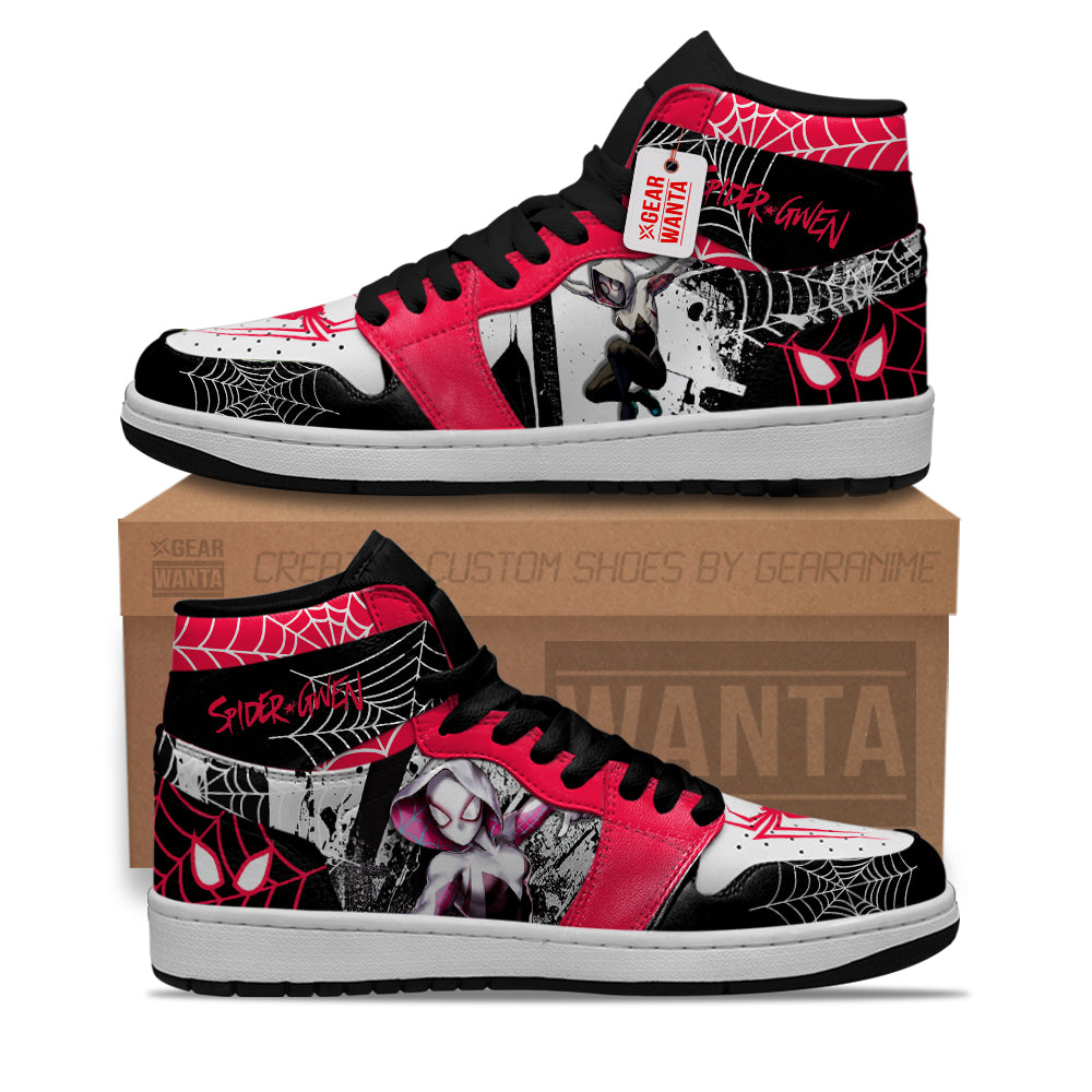 Spider Gwen J1s Sneakers Spider-Verse Sneakers PT21