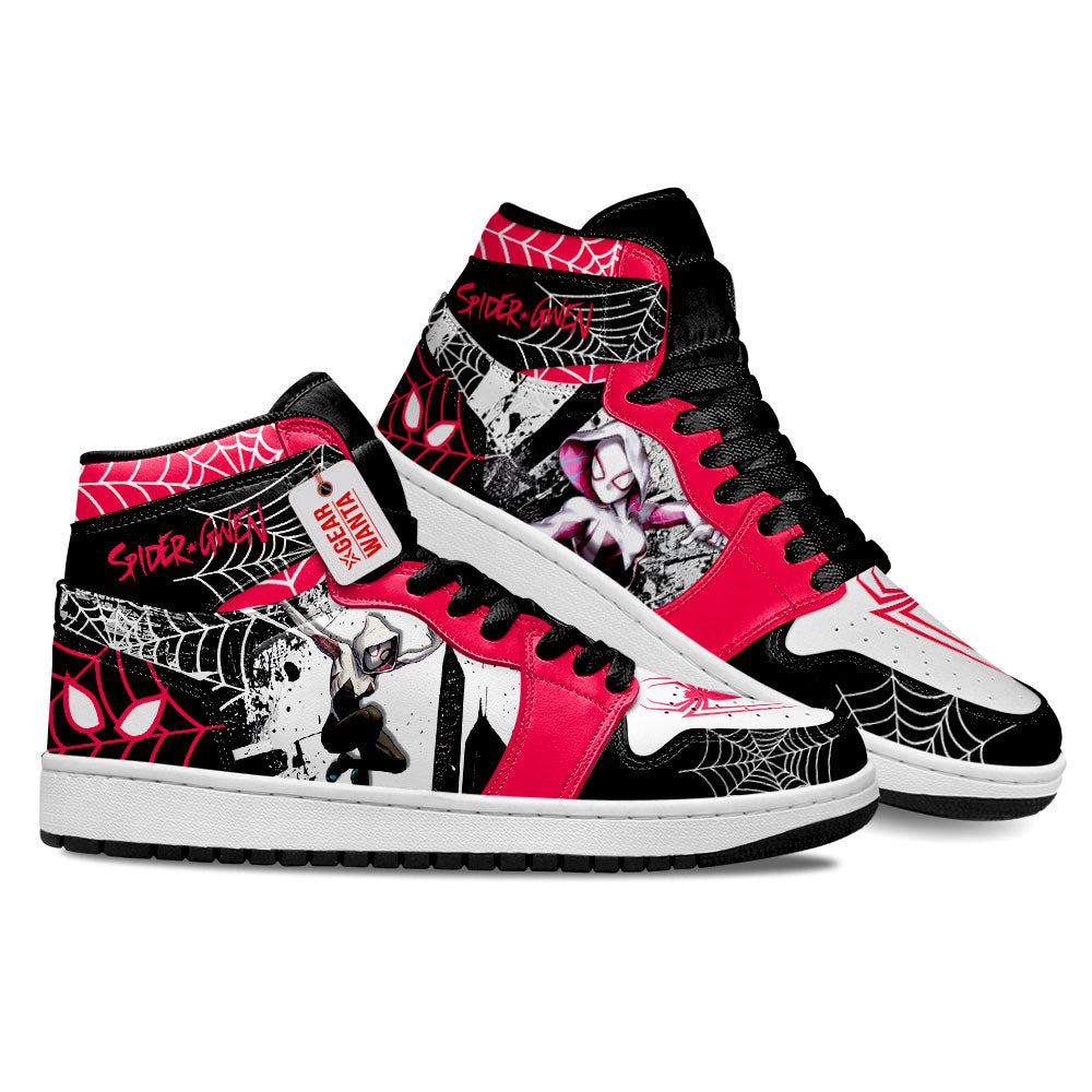 Spider Gwen J1s Sneakers Spider-Verse Sneakers PT21