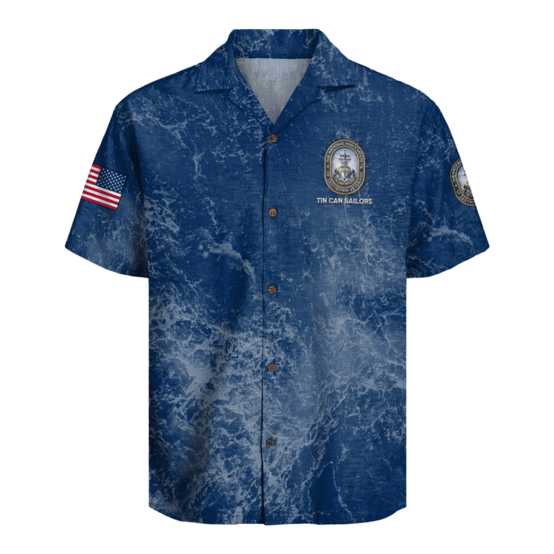 US Navy Tin Can Sailors Hawaiian Shirt