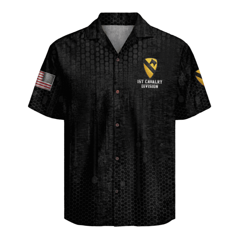 US Army 1st Cavalry Division Regiment Hawaiian Shirt