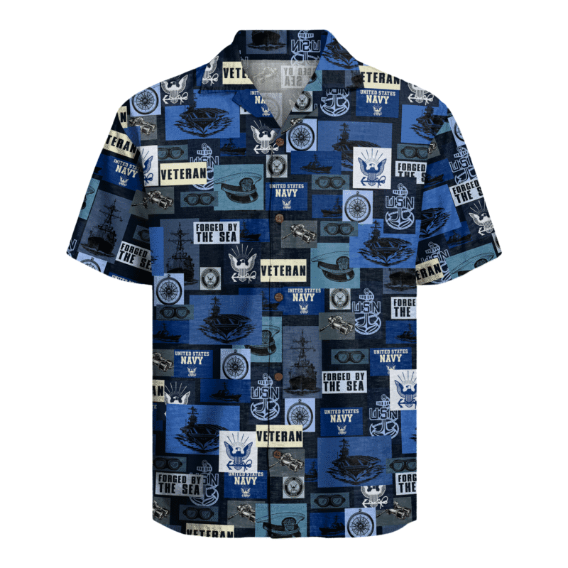 US Navy Veteran Hawaiian Shirt