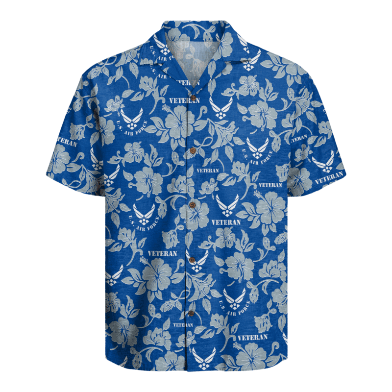 US Air Force Veteran Hawaiian Shirt