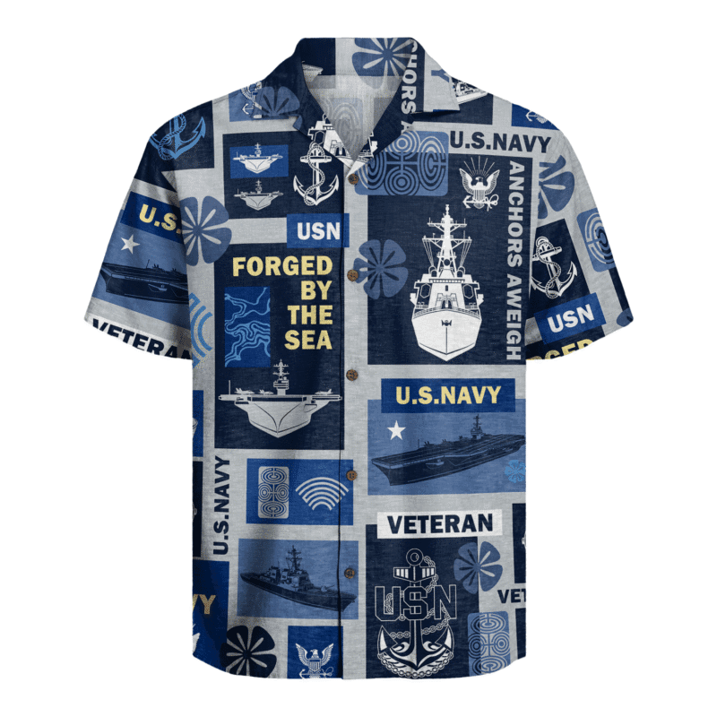 US Navy Veteran Hawaiian Shirt