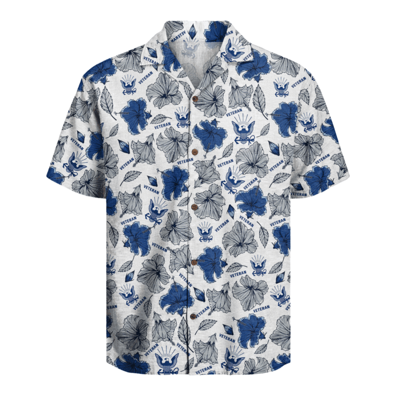US Navy Veteran Hawaiian Shirt